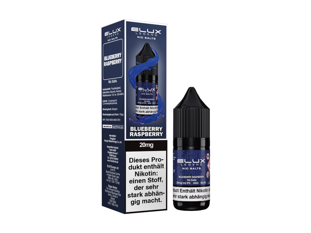 Elux - Nikotinsalz Liquid  - Blueberry Raspberry