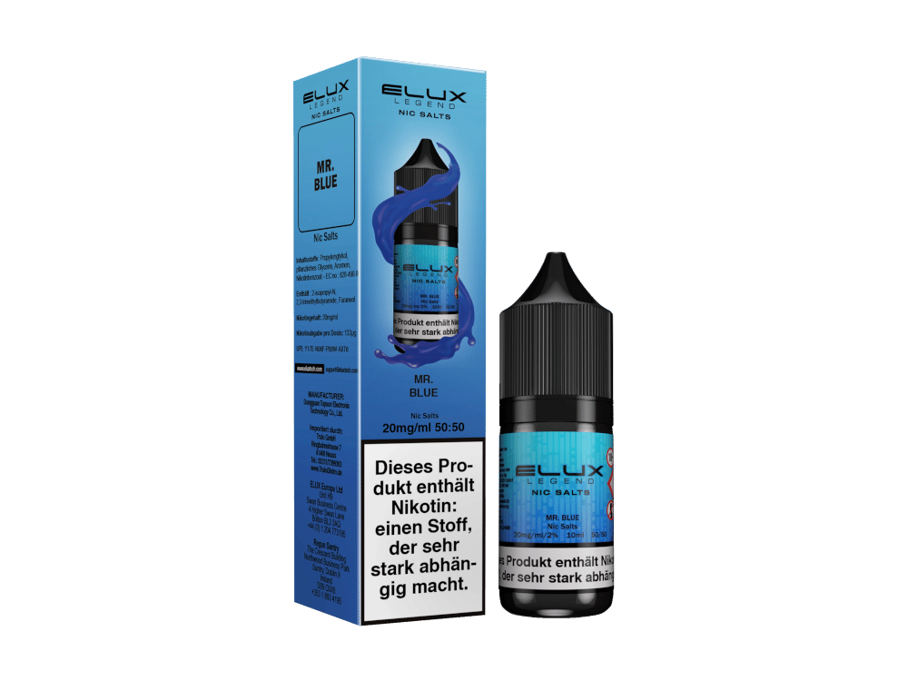 Elux - Nikotinsalz Liquid  - Mr Blue
