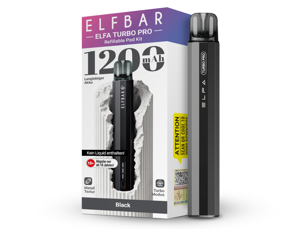 Elfbar - Elfa Turbo Pro E-Zigaretten Set