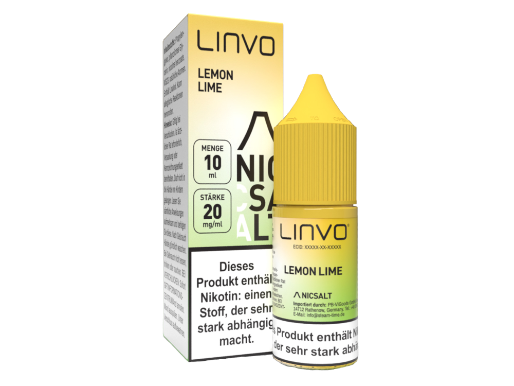 Linvo - Nikotinsalz Liquid - Lemon Lime