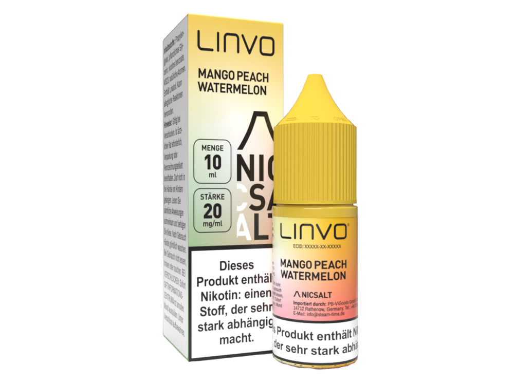Linvo - Nikotinsalz Liquid - Mango Peach Watermelon
