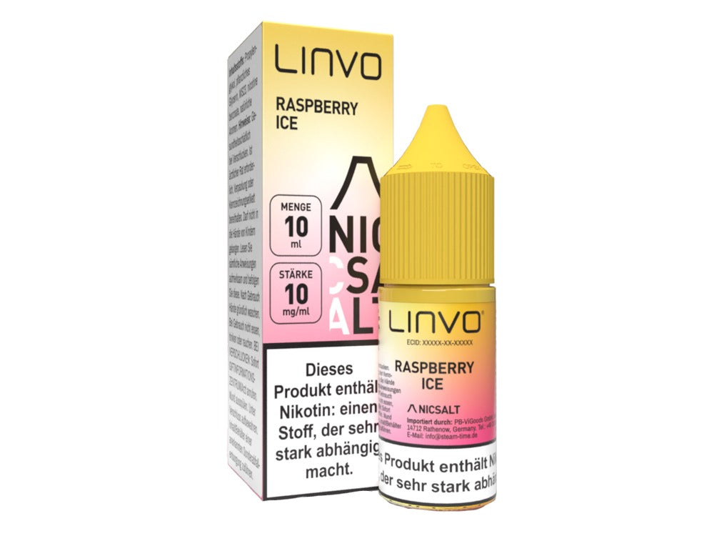 Linvo - Nikotinsalz Liquid - Raspberry Ice