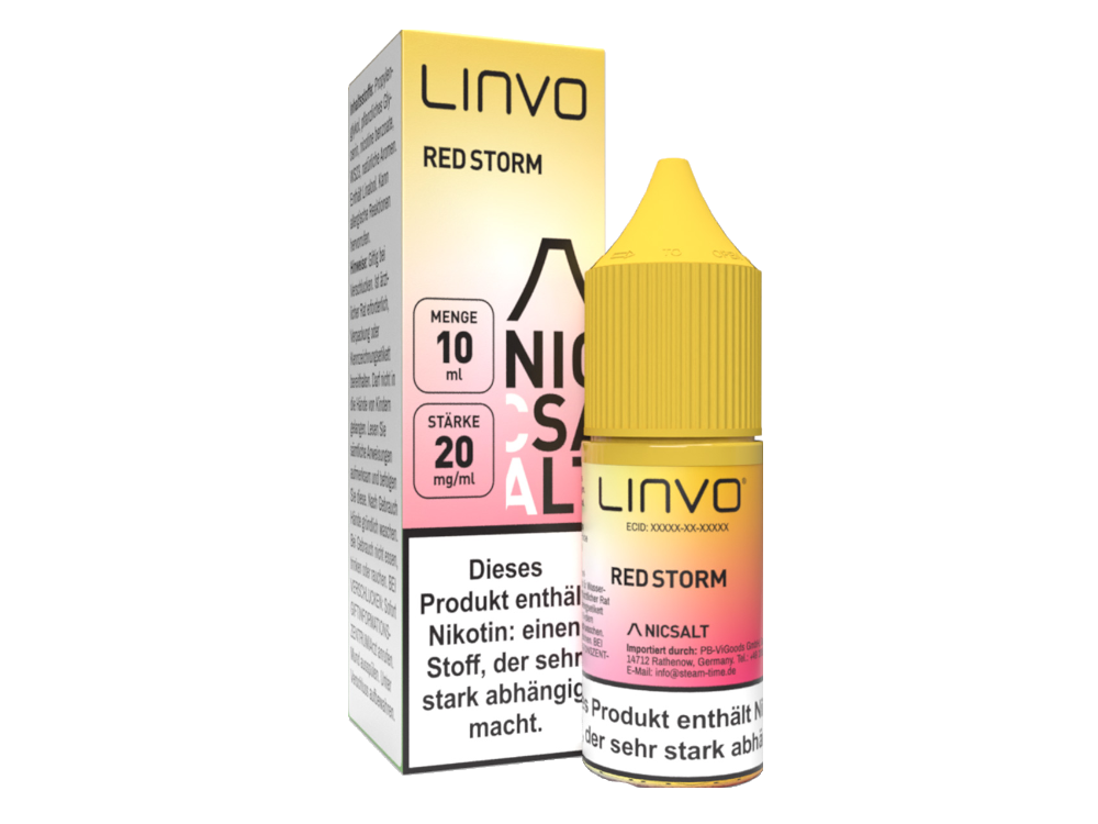 Linvo - Nikotinsalz Liquid - Red Storm