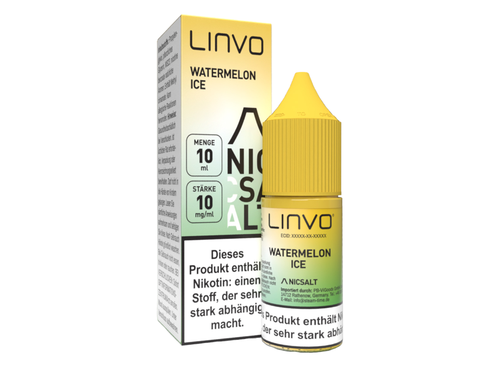 Linvo - Nikotinsalz Liquid - Watermelon Ice