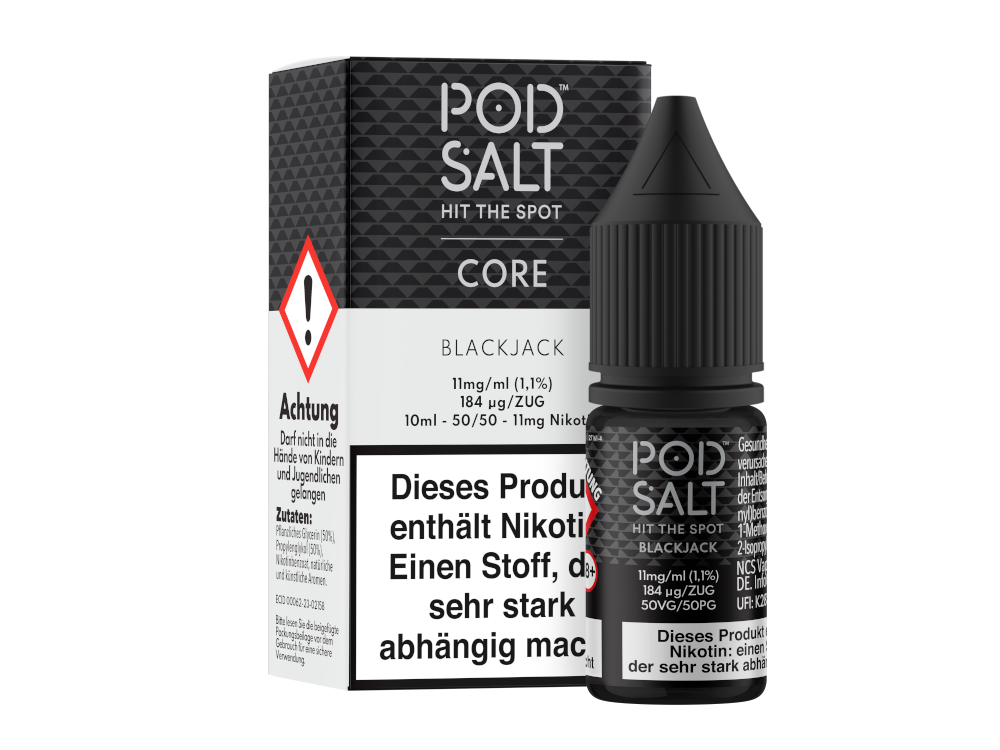 Pod Salt Core - Nikotinsalz Liquid - Blackjack