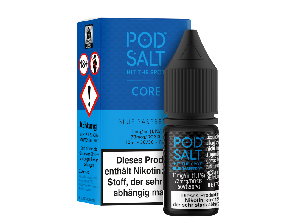 Pod Salt Core - Nikotinsalz Liquid - Blue Raspberry