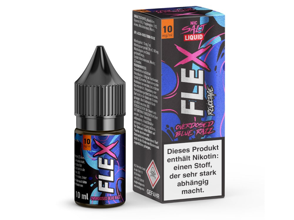 Revoltage - FLEX Nikotinsalz Liquid - Blue Razz