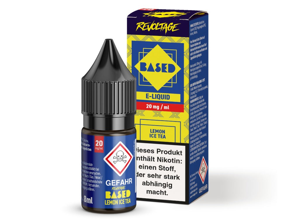 Revoltage - BASED - Hybrid Nikotinsalz Liquid - Lemon Ice Tea