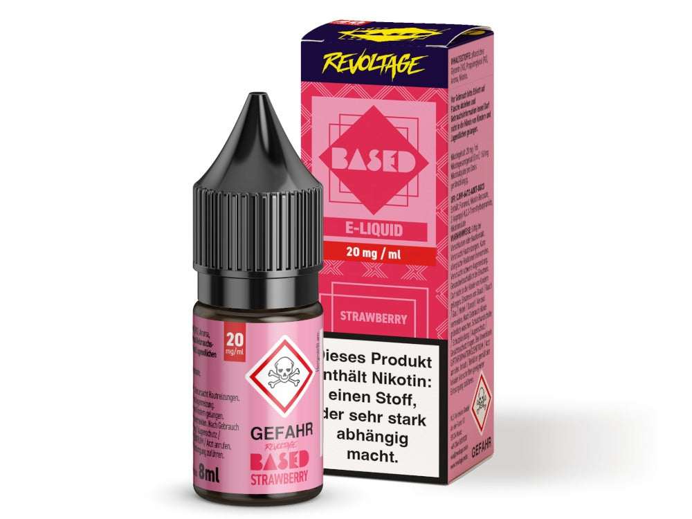 Revoltage - BASED - Hybrid Nikotinsalz Liquid - Strawberry