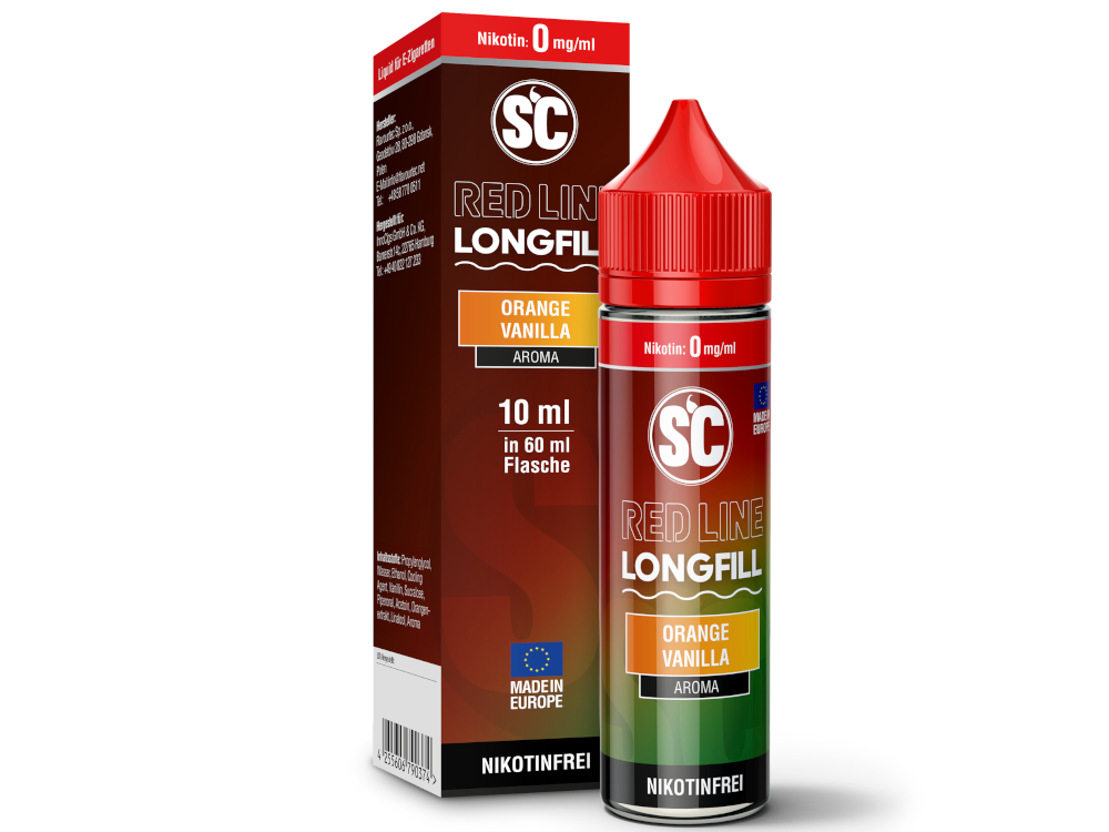 SC - Red Line Longfills 10 ml - Orange Vanilla