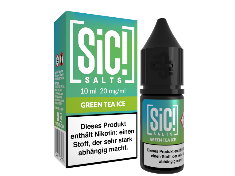 SiC! Salts - Nikotinsalz Liquid - Green Tea Ice