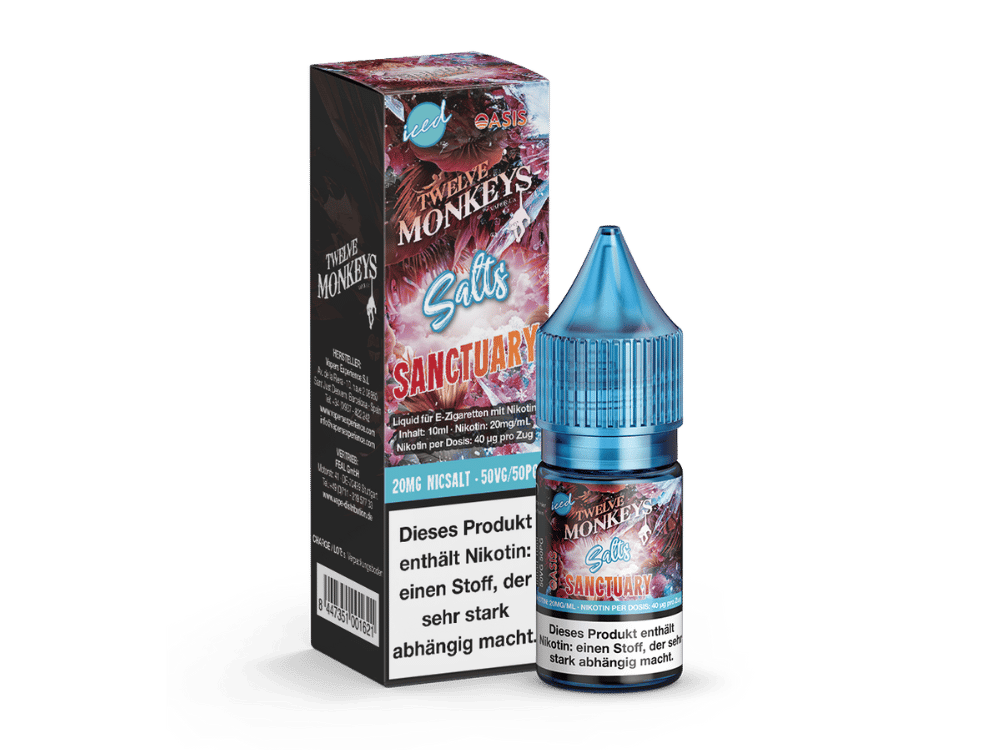 Twelve Monkeys - Iced - Nikotinsalz Liquid - Sanctuary