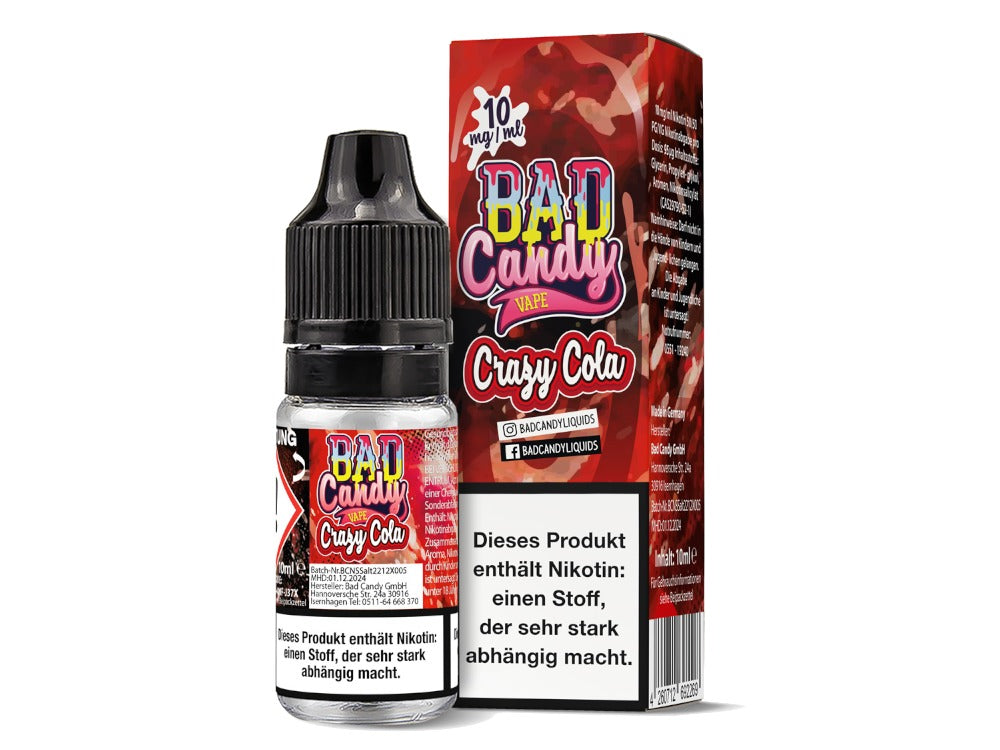 Bad Candy Liquids - Crazy Cola - Nikotinsalz Liquid