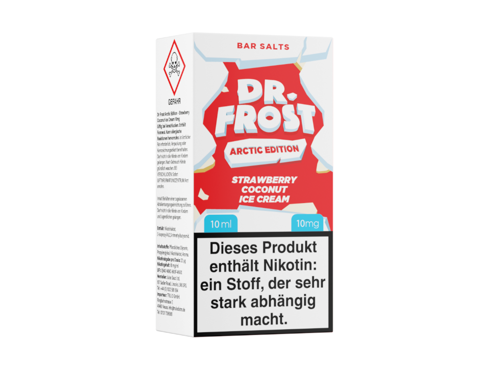 Dr. Frost - Arctic Edition - Nikotinsalz Liquid - Strawberry Coconut Ice Cream