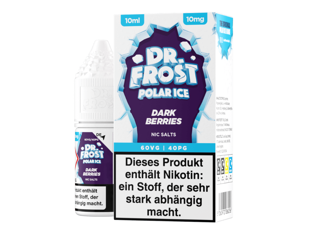 Dr. Frost - Ice Cold - Nikotinsalz Liquid - Dark Berries