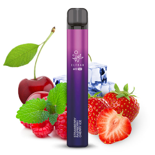Elfbar V2 CP600 - Strawberry Raspberry Cherry Ice