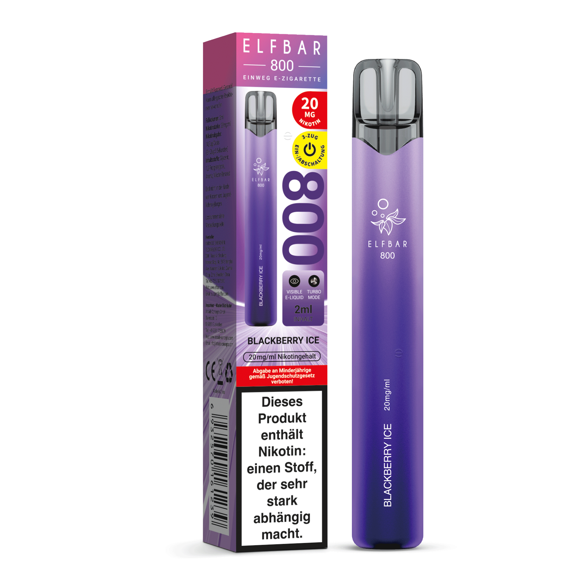 Elfbar 800 - Blackberry Ice