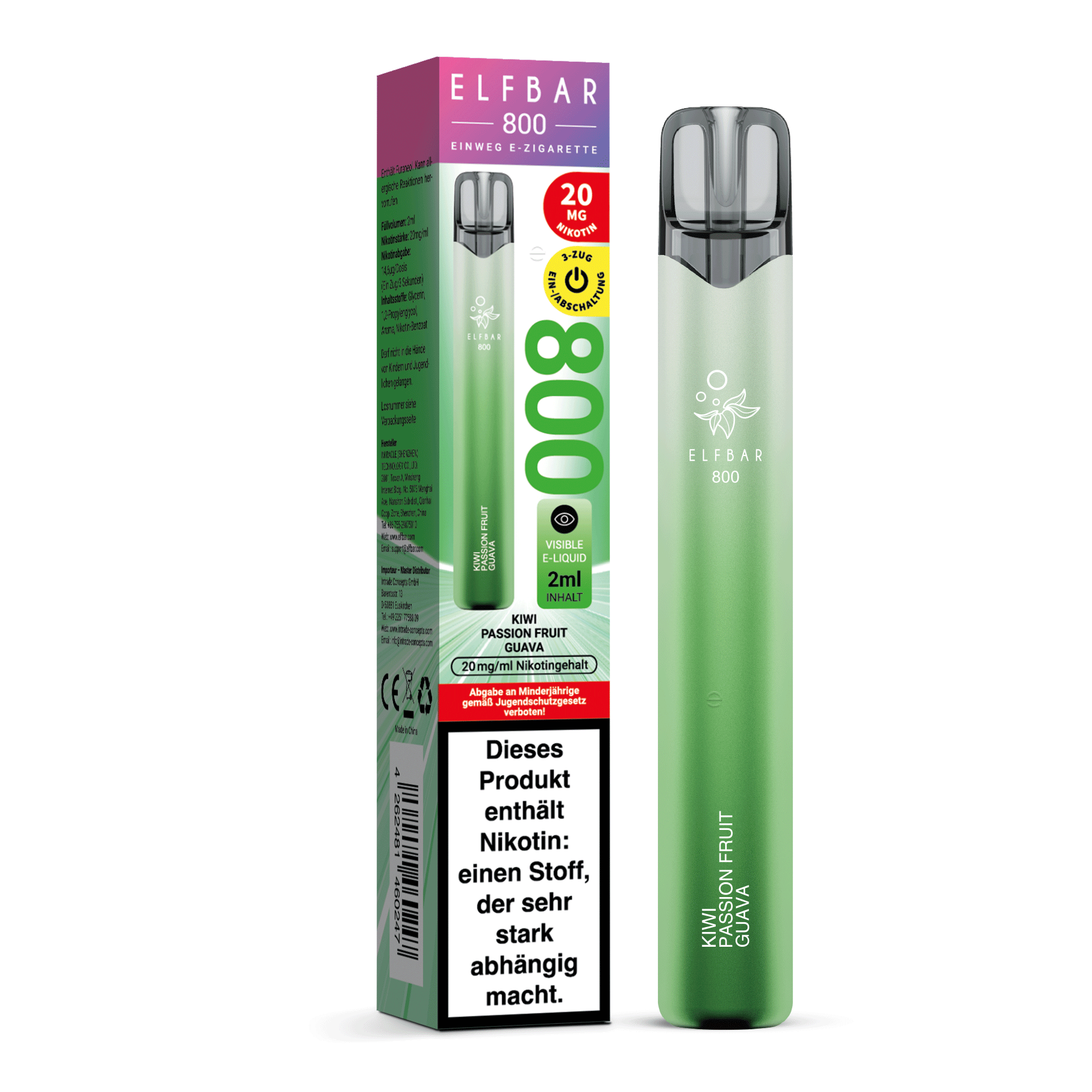 Elfbar 800 - Kiwi Passionfruit Guava