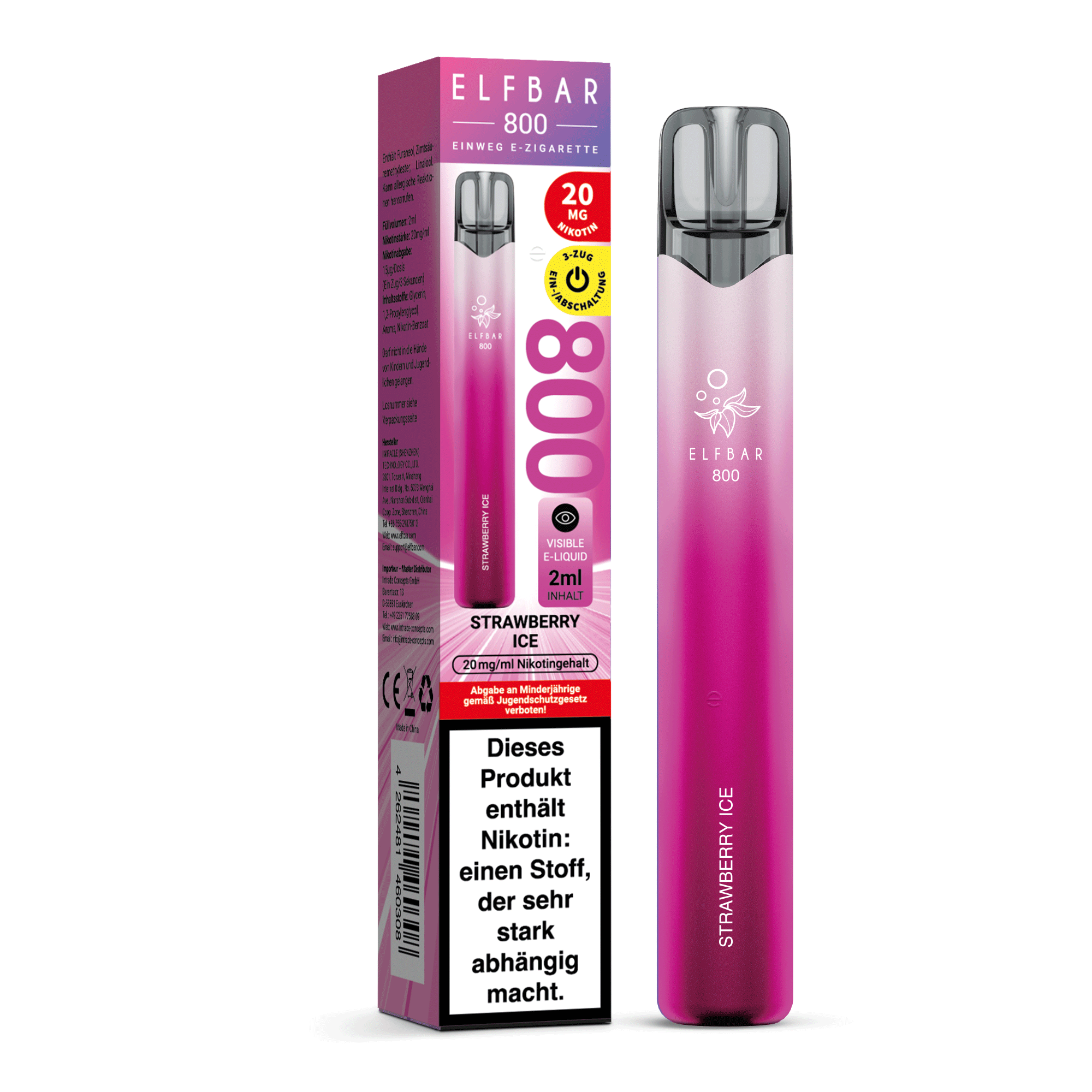 Elfbar 800 - Strawberry Ice
