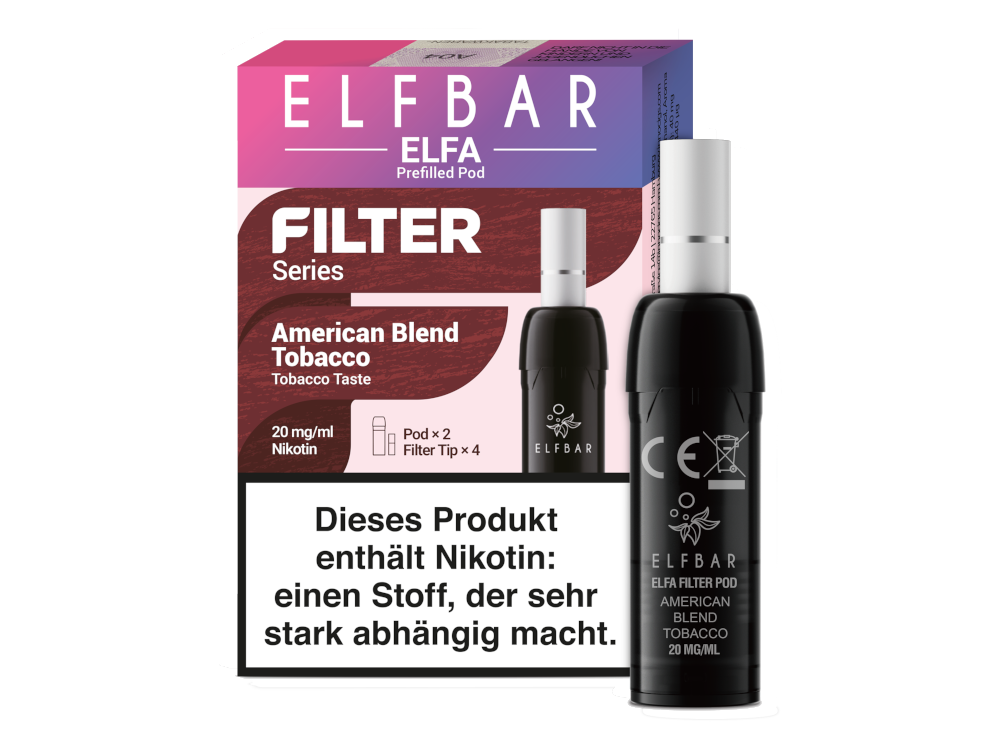 Elfbar - Elfa Pod - Filter Series (2 Stück pro Packung) - Cream Tobacco