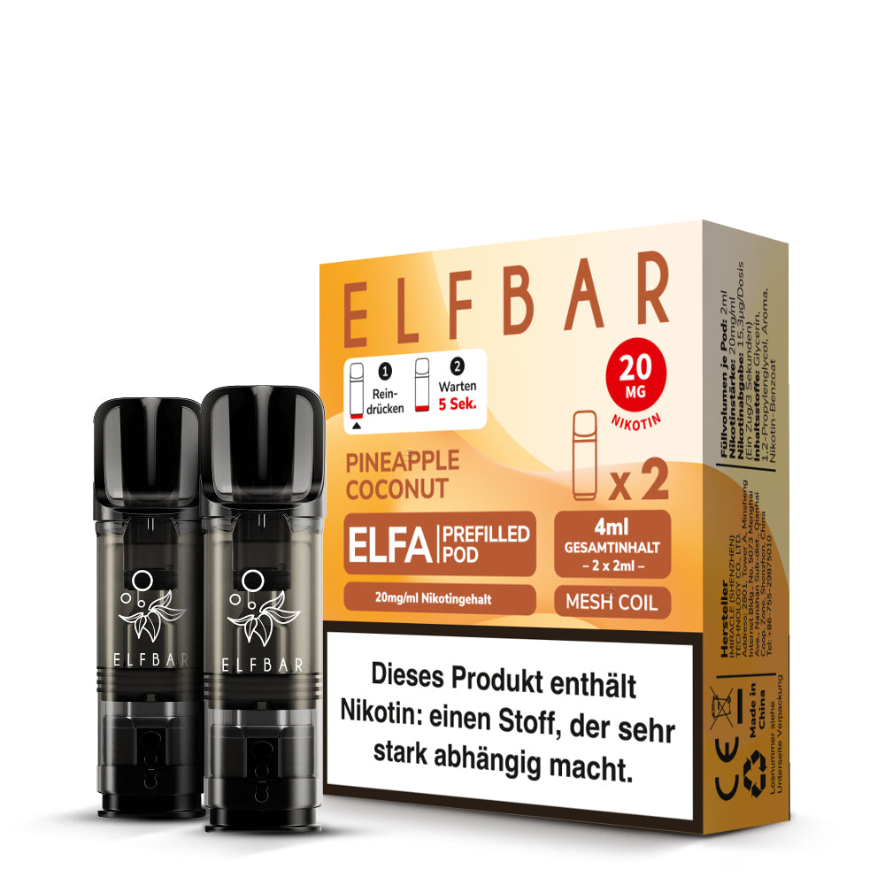 ELFA Pod - Pineapple Coconut - 2er Pack *NEU COMING SOON*