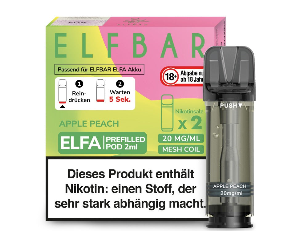 Elfbar Elfa Pod 20mg/ml - 0mg/ml (2 Stück)