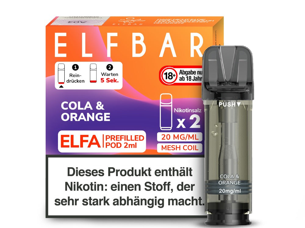 Elfbar Elfa Pod 20mg/ml - 0mg/ml (2 Stück)