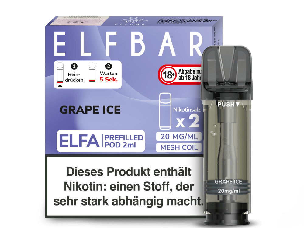 Elfbar Elfa Pod 20mg/ml - 0mg/ml (2 Stück)