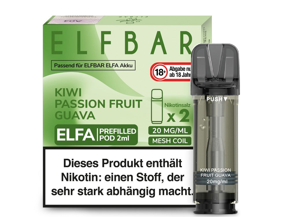 Elfbar Elfa Pod 20mg/ml - 0mg/ml (2 Stück)