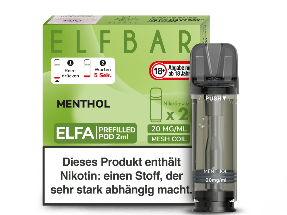Elfbar Elfa Pod 20mg/ml - 0mg/ml (2 Stück)