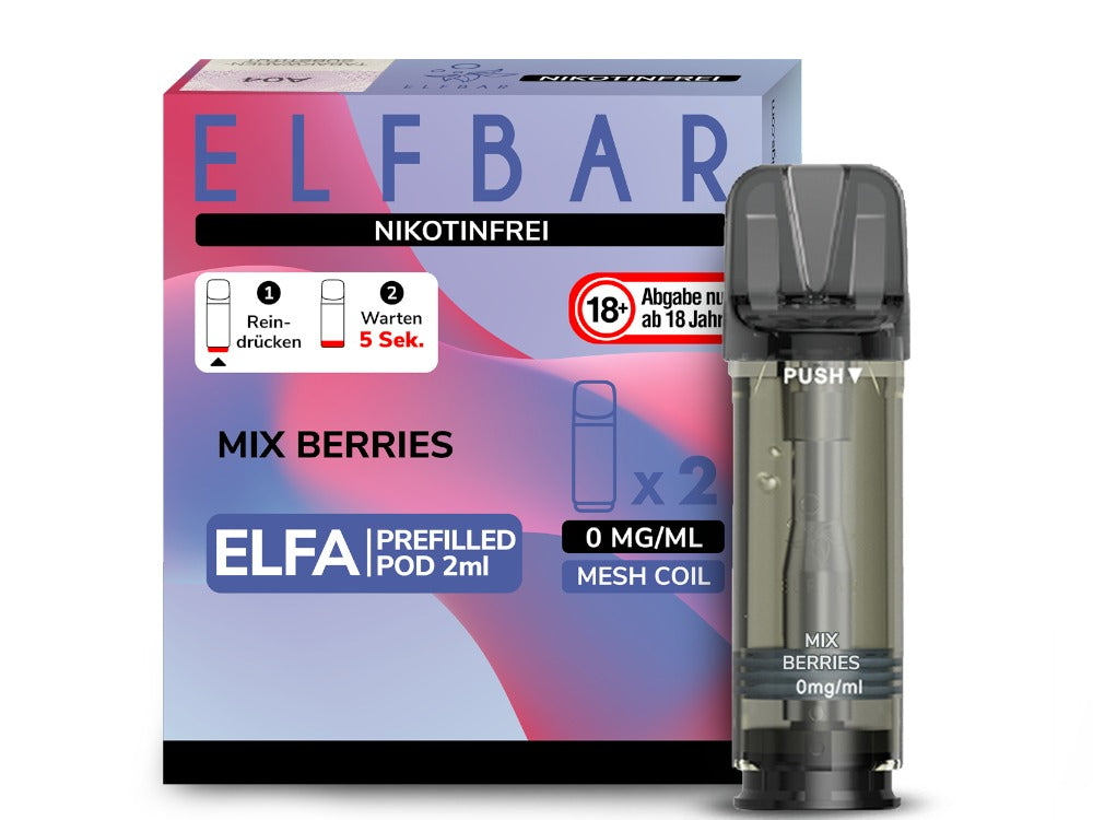 Elfbar Elfa Pod 20mg/ml - 0mg/ml (2 Stück)