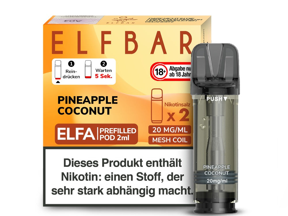Elfbar Elfa Pod 20mg/ml - 0mg/ml (2 Stück)