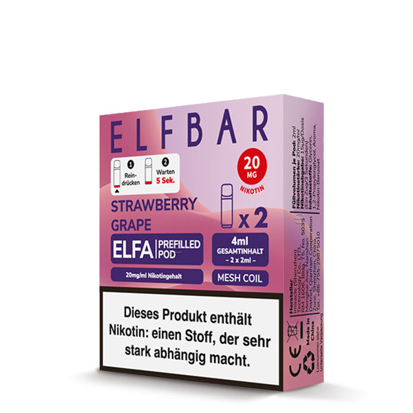 ELFA Pod - Strawberry Grape - 2er Pack