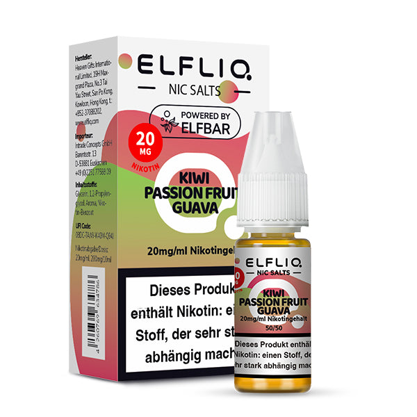 Elfliq by Elfbar - Kiwi Passion Fruit Guava / 20mg/ml