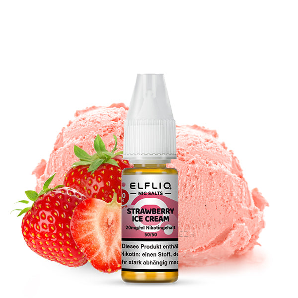 Elfliq by Elfbar Strawberry Ice Cream / 20mg/ml