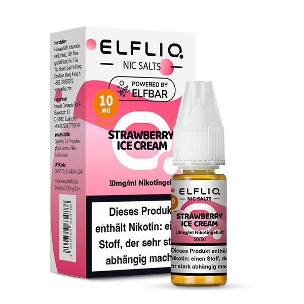 Elfliq by Elfbar Strawberry Ice Cream / 10mg/ml