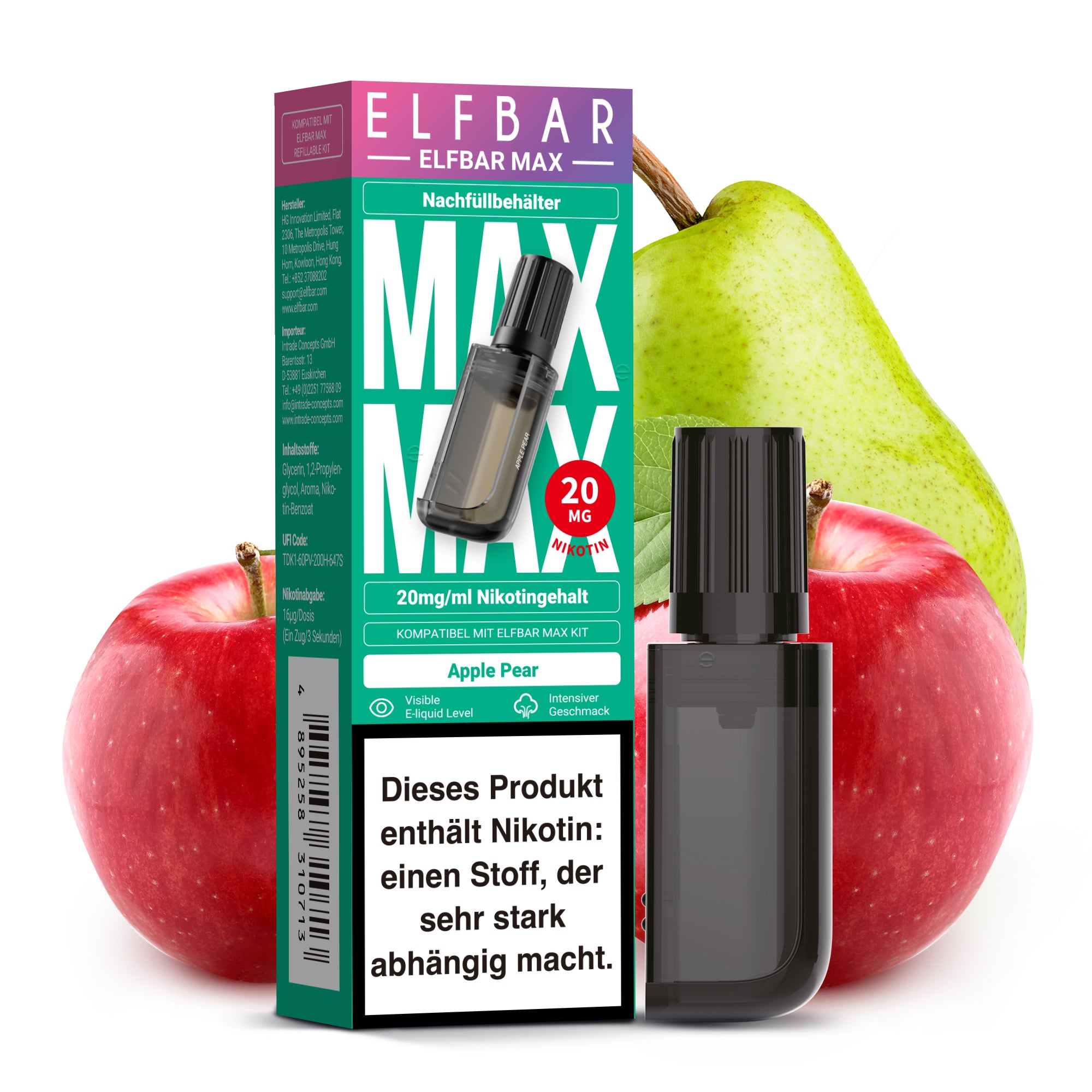 Elfbar MAX Pod - Apple Pear - 10ml