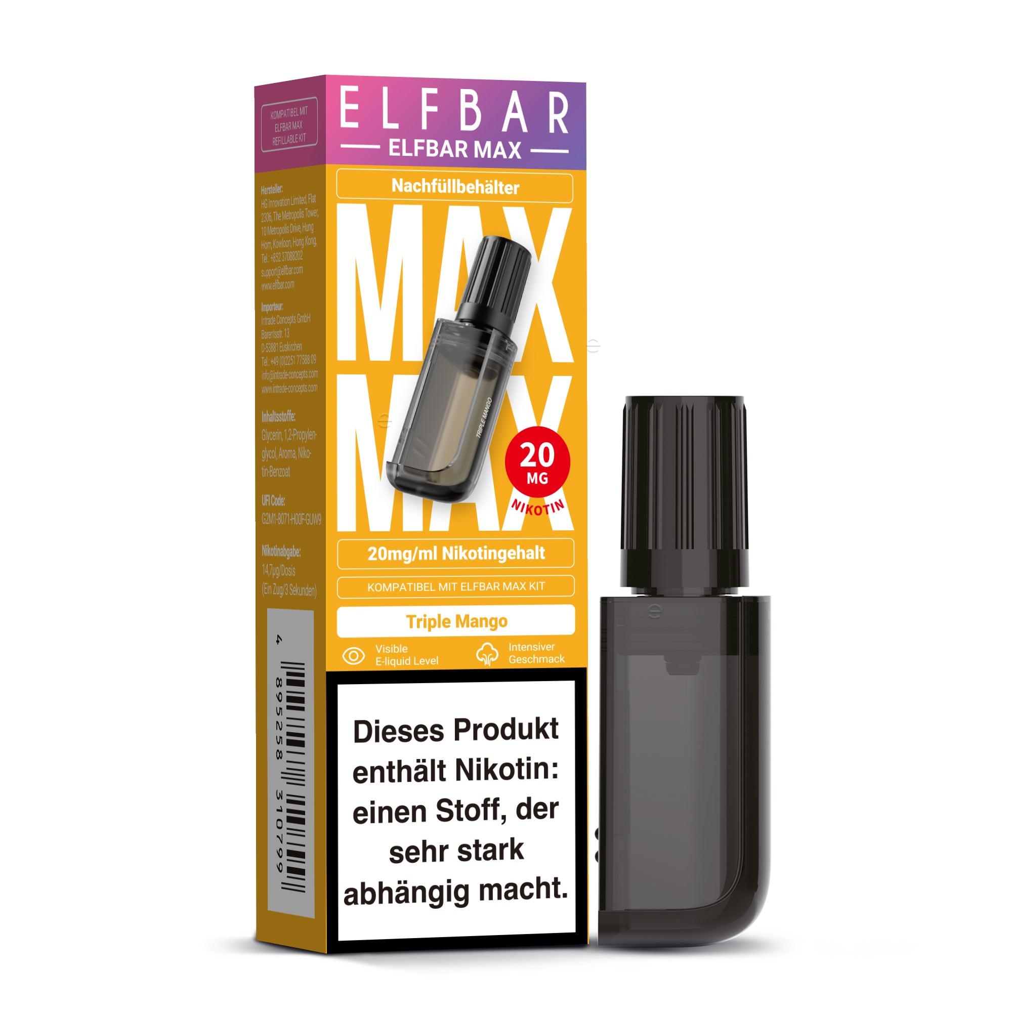 Elfbar MAX Pod - Triple Mango - 10ml