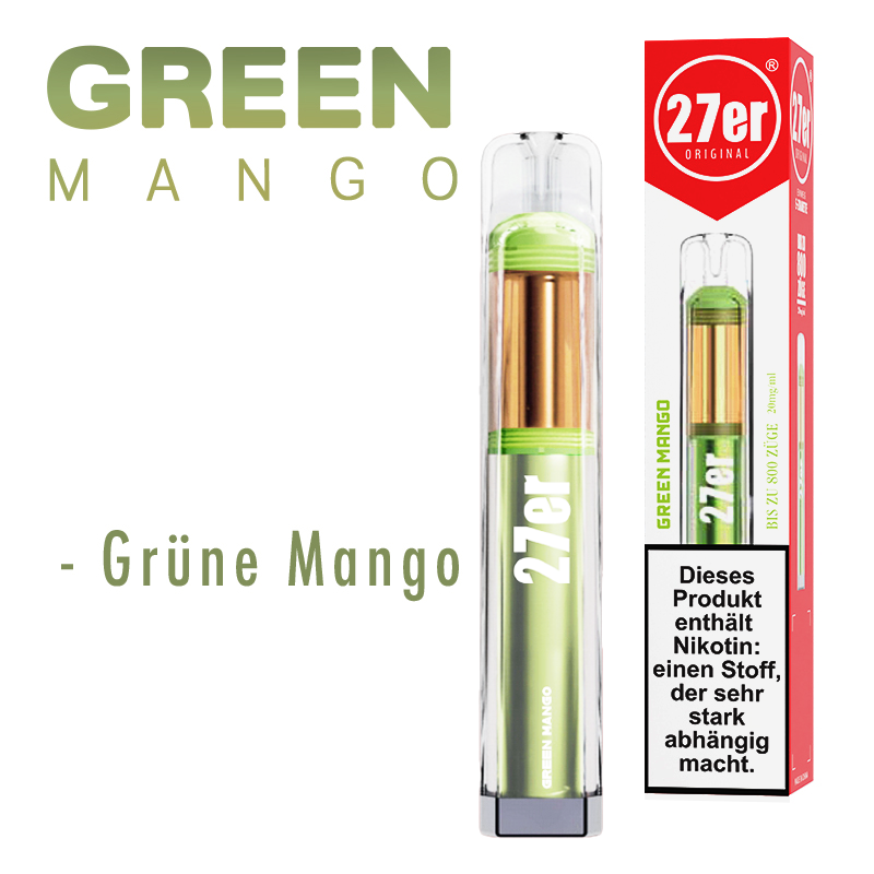 Venookah 27er Vape - Green Mango