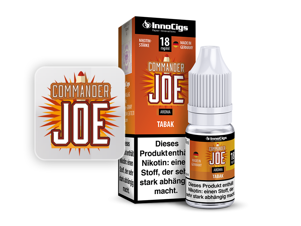 Commander Joe Tabak Aroma - Liquid für E-Zigaretten