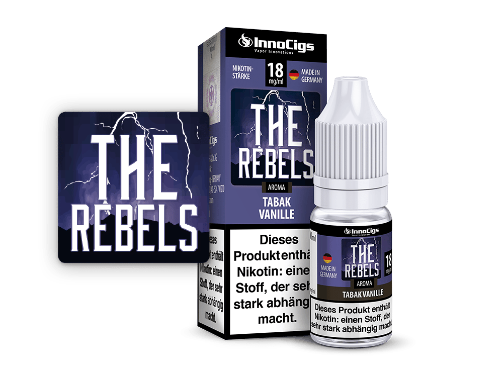 The Rebels Tabak Vanille Aroma - Liquid für E-Zigaretten