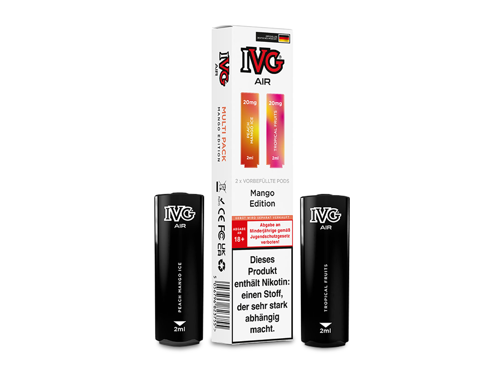 IVG AIR Pod Multi Flavour Edition (2 Stück pro Packung) - Blue Raspberry Edition