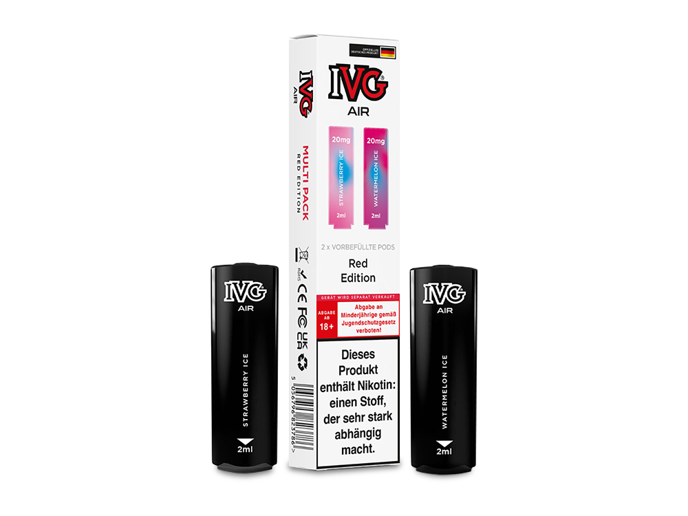 IVG AIR Pod Multi Flavour Edition (2 Stück pro Packung) - Blue Raspberry Edition