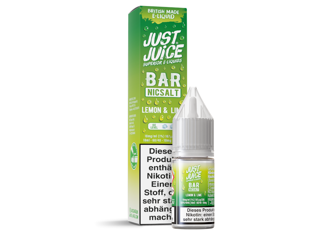 Just Juice - Bar - Liquid - Lemon & Lime
