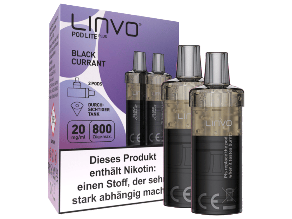 Linvo - Pod Lite Plus Cartridge 20 mg/ml (2 Stück pro Packung) - Apple Peach