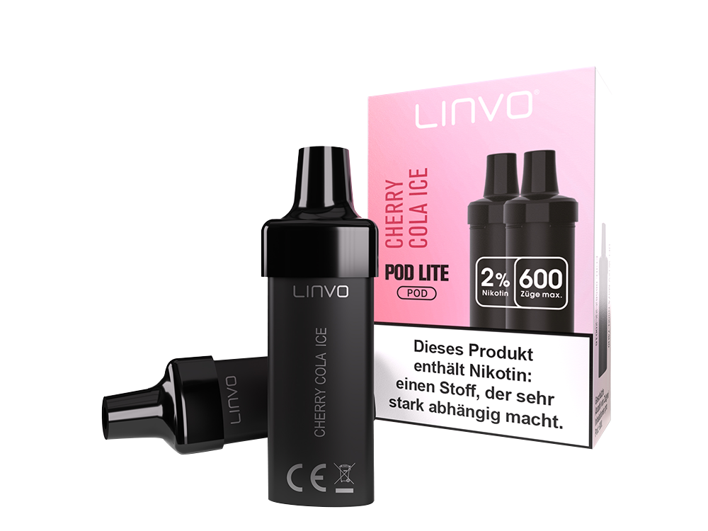 Linvo - Pod Lite Cartridge (2 Stück pro Packung) - Banana Ice Cream