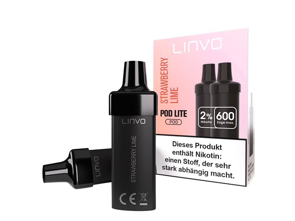 Linvo - Pod Lite Cartridge (2 Stück pro Packung) - Banana Ice Cream