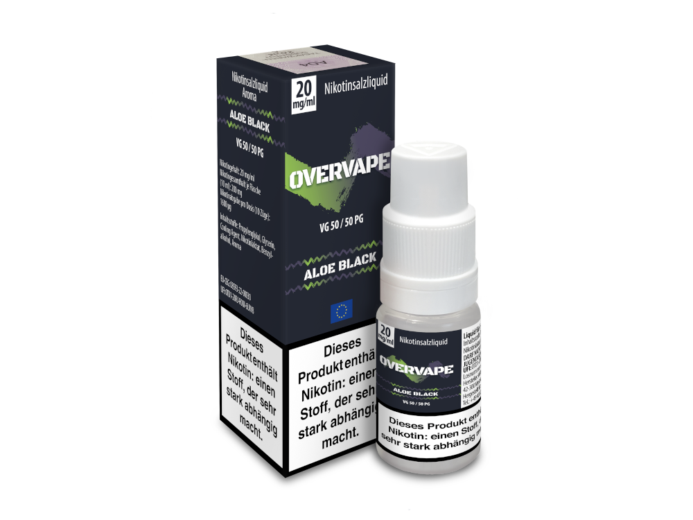 Overvape - Nikotinsalz Liquid - Aloe Black