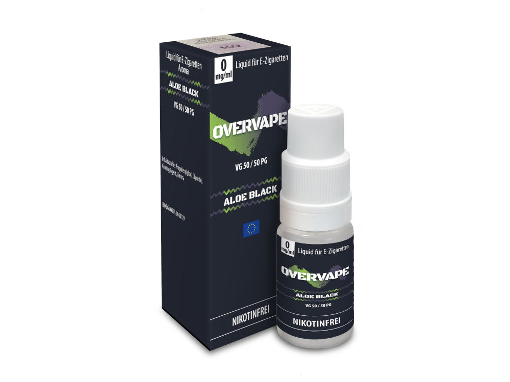 Overvape - Nikotinsalz Liquid - Aloe Black