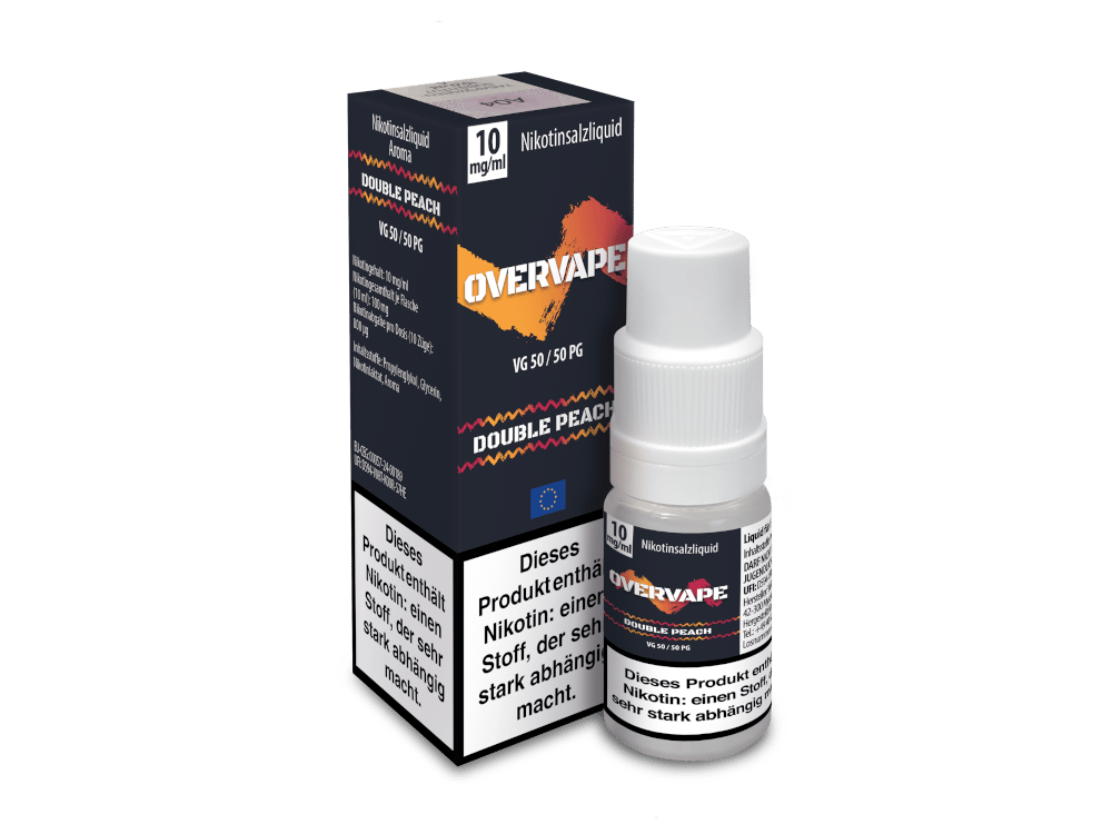 Overvape - Nikotinsalz Liquid - Double Peach
